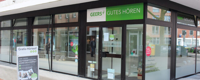 GEERS-Fachgeschäft von Sonova Retail Deutschland
