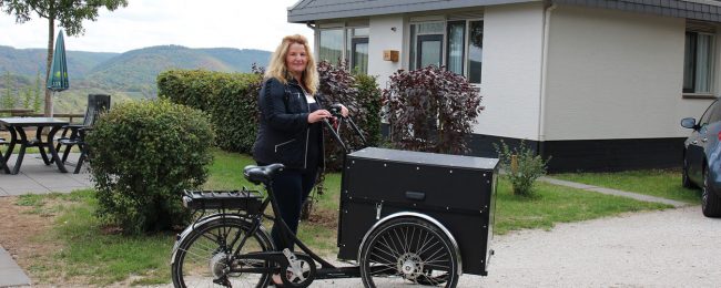 Mit Lastenrädern legen Jelka Benz und ihr Team täglich bis zu 10 Kilometer zurück.