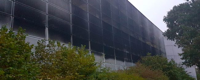 Piepenbrock reinigt Parkhausfassade am FMO