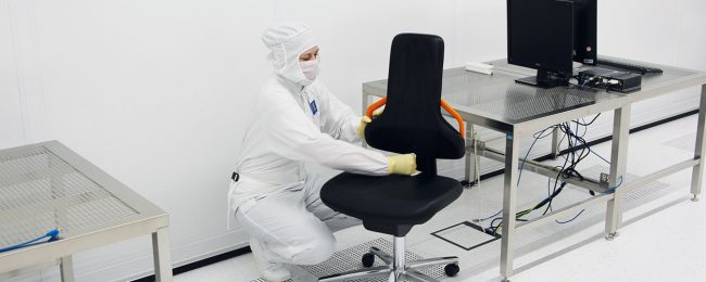 Arbeiten in der Hightech-Fabrik