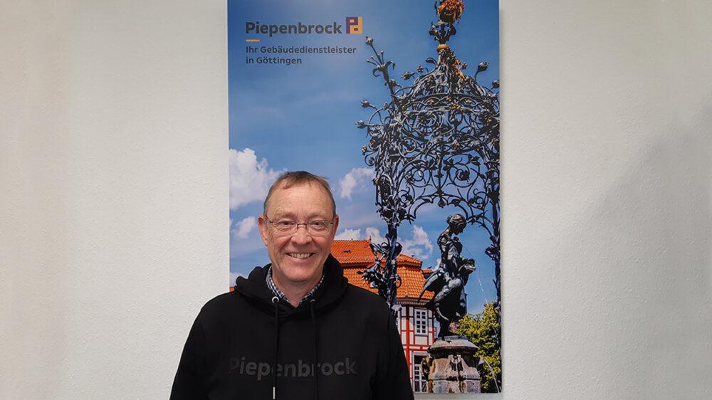 Hans-Otto Büttner, Niederlassungsleiter Göttingen bei Piepenbrock, lebt Regionalität.