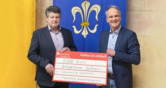 Piepenbrock spendet 5.000 Euro an die Ortsgemeinde Göllheim