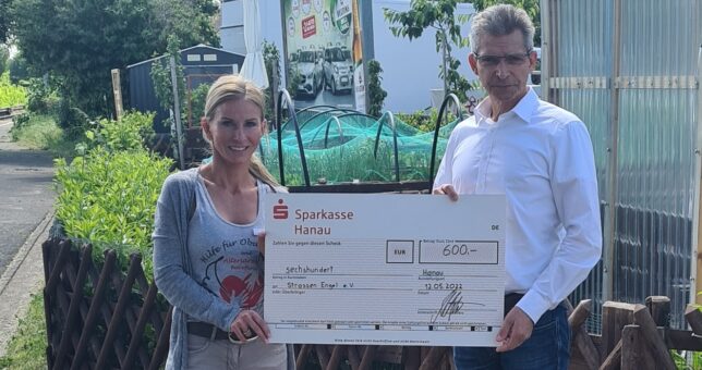 Planol spendet 600 Euro an den Verein StrassenEngel e. V.