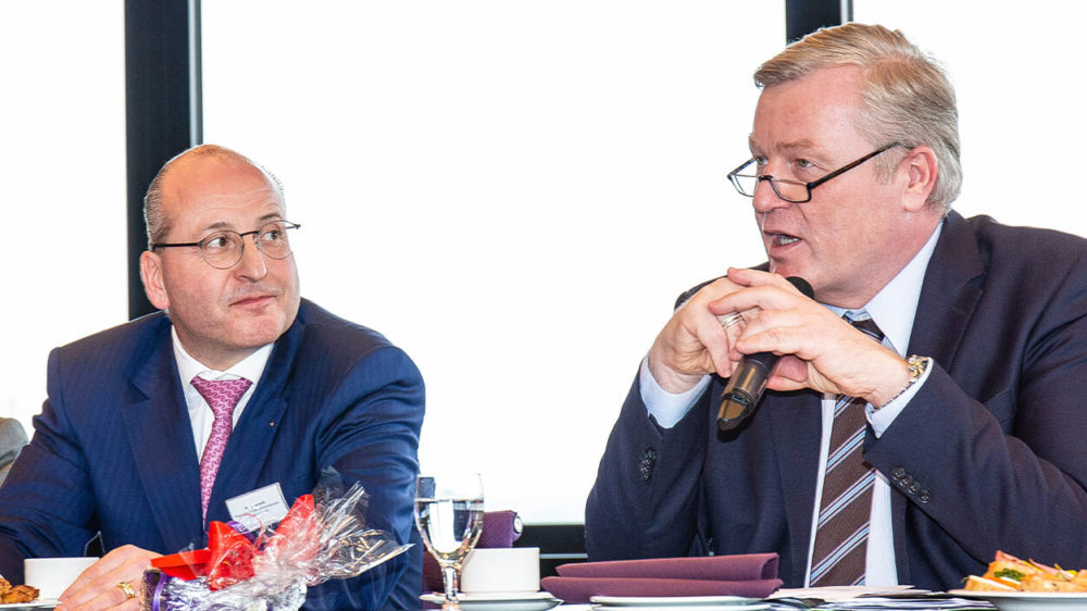 Olaf Piepenbrock und Bernd Althusmann bei der politischen Mittagspause