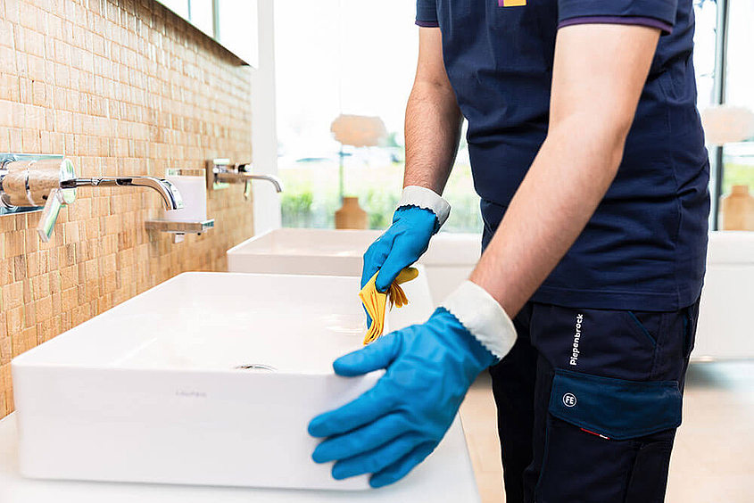 Waschbecken Reinigung 