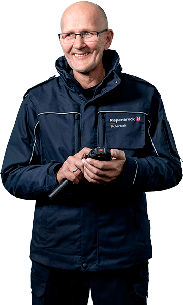 Mitarbeiter der Piepenbrock Sicherheit 