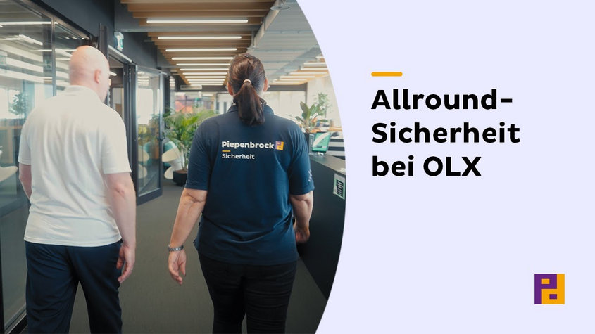 Sicherheitsdienst von Piepenbrock bei PLX in Berlin