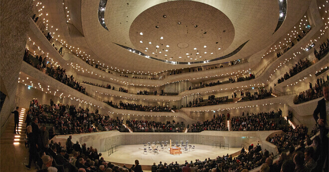 Großer Konzertsaal in der Elbphilharmonie Hamburg