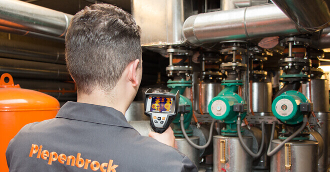 Piepenbrock Mitarbeiter im Energiemanagement