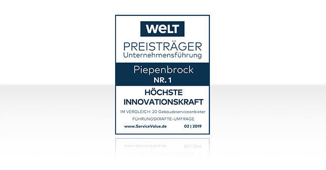 Siegel "Höchste Innovationskraft" 2019