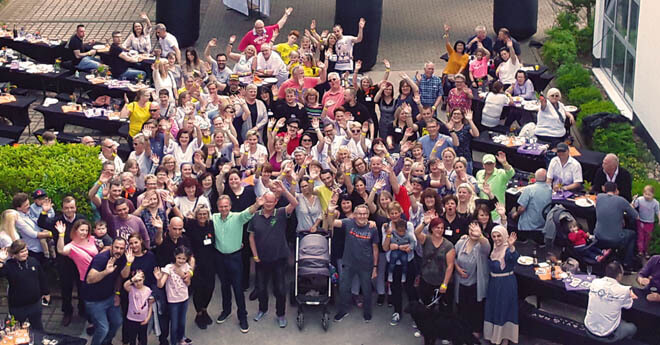 Gruppenbild vom Sommerfest in Dortmund