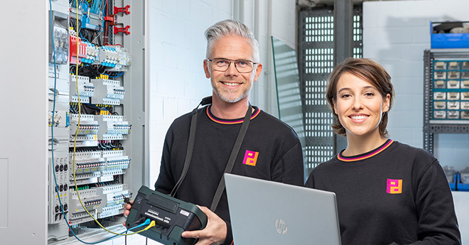 Piepenbrock Mitarbeiter und Mitarbeiterin