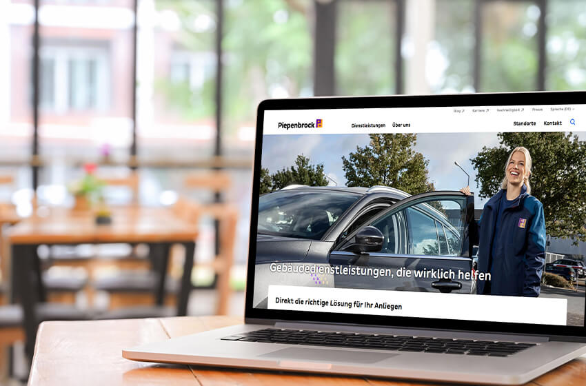 Neue Website für Piepenbrock