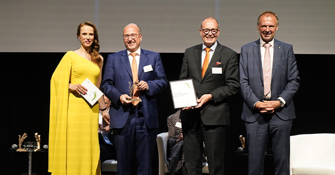 Goldstatus des Gütesiegels erreicht