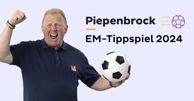 Mitfiebern verbindet: Piepenbrock veranstaltet Tippspiel zur Fußball-Europameisterschaft